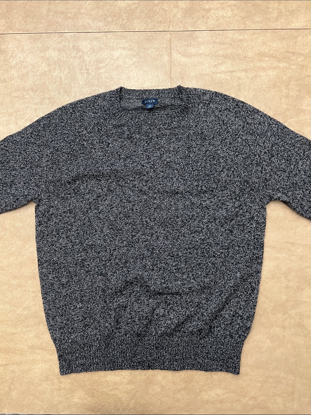 J. Crew Men’s Lambswool Blend Crewneck Sweater Charcoal Gray